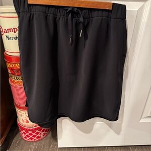 Lululemon Athletica Black Drawstring Skort